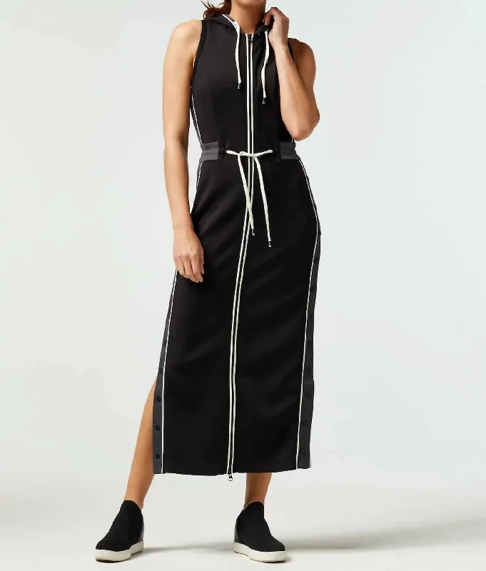 Price Rollback Vista Track Dress in Black