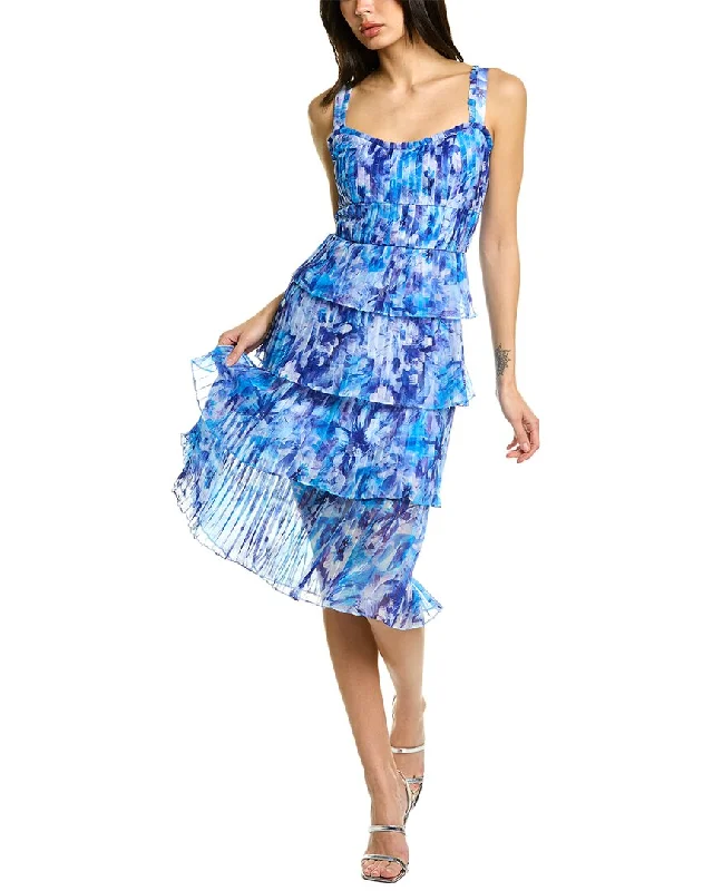 Lowest Price Marchesa Notte Lace Midi Dress