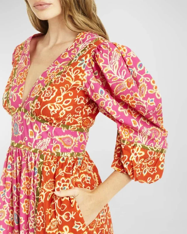 Low Prices Elise Dress in Alessandra Mix Print
